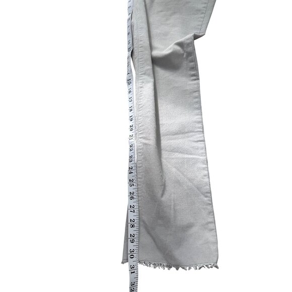 Carve Design Womens Corduroy Pants Light Grey Frayed Hem Size 4 - Picture 5 of 7